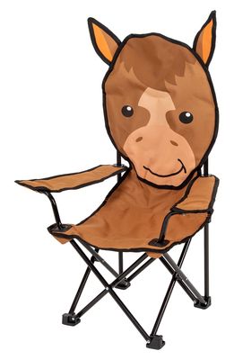 Pacific Play Tents Hudson the Horse Camping Chair in Brown