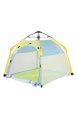 Pacific Play Tents One-Touch Nursery Tent in Green Blue Yellow
