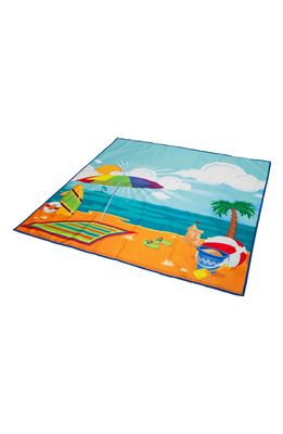 Pacific Play Tents Seaside Beach Mat in Blue