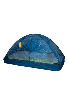 Pacific Play Tents Twin-Size Glow in the Dark Bed Tent in Blue