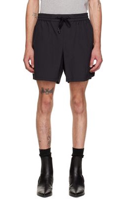 Paco Rabanne Black Bonded Shorts