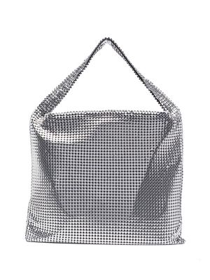 Paco Rabanne Pixel metallic tote bag - Silver