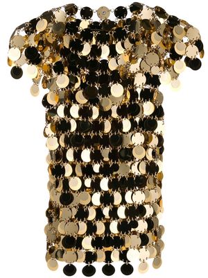 Paco Rabanne sequin chainmail T-shirt - Gold