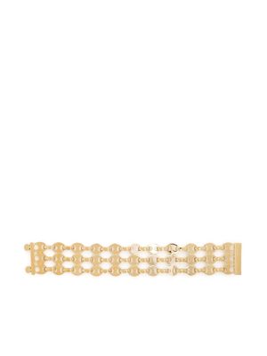 Paco Rabanne three-row chain-link bracelet - Gold