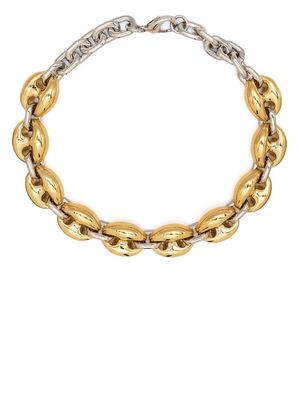 Paco Rabanne two-tone choker necklace - Gold