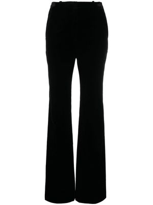 Paco Rabanne velvet tailored trousers - Black