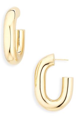 paco rabanne XL Link Hoop Earrings in Gold