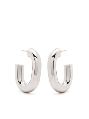 Paco Rabanne XL Link hoop earrings - Silver