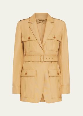 Pacos Belted Cotton Jacket
