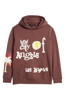 PacSun City of Angels Graphic Hoodie in Brown
