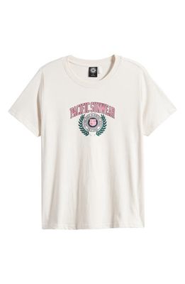 PacSun Crest Graphic T-Shirt in White Sand