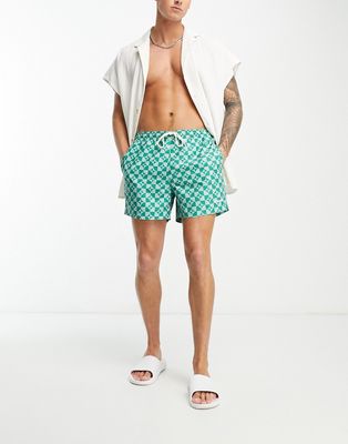 PacSun decco tulip swim shorts in green