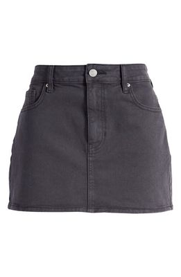 PacSun Denim Miniskirt in Black