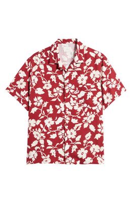 PacSun Denny Camp Shirt in Red