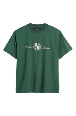 PacSun Embroidered Cotton T-Shirt in Green