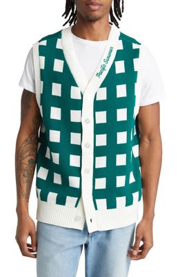 PacSun Grid Vest in Green