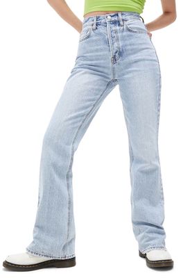 PacSun High Waist Bootcut Jeans in Medium Indigo