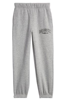 PacSun Kids' Chenille Logo Sweatpants in Heather Grey