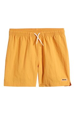 PacSun Kids' Solid Swim Trunks in Golden Nugget