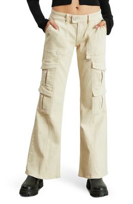 PacSun Low Rise Bootcut Cargo Pants in Pearl