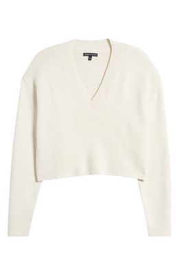 PacSun Maria V-Neck Sweater in Blanc De Blanc