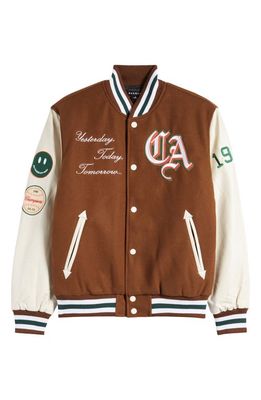 PacSun Paradise Varsity Jacket in Brown