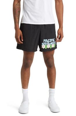 PacSun PSG Gratitude Nylon Shorts in Black