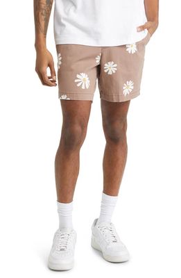 PacSun Reed Daisy Print Floral Drawstring Shorts