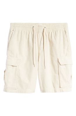 PacSun Slater Corduroy Cargo Shorts in Cream