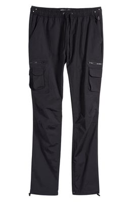 PacSun Slim Cargo Pants in Black Onyx