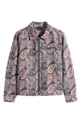 PacSun Tapestry Gas Jacket in Navy