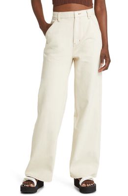 PacSun Ultra High Waist Carpenter Pants in Bone