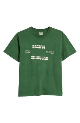 PacSun Warp Logo Graphic T-Shirt in Green