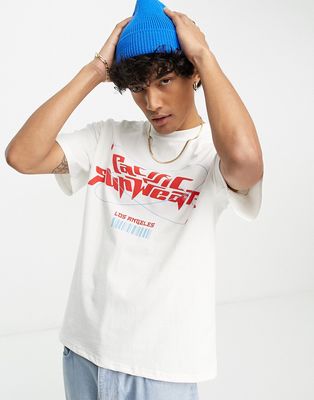 PacSun Y2K logo t-shirt in off white