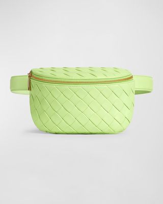 Padded Intrecciato Belt Bag