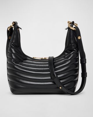 Padded Leather Crossbody Bag