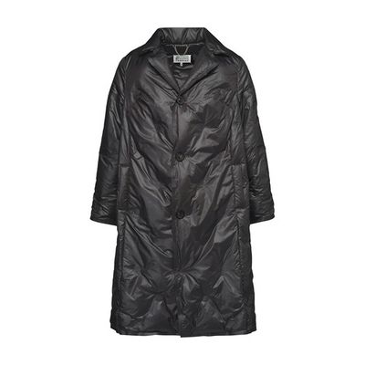 Padded nylon coat