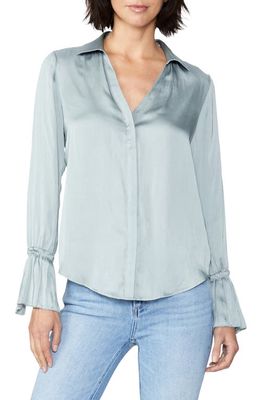 PAIGE Abriana Button-Up Shirt in Slate