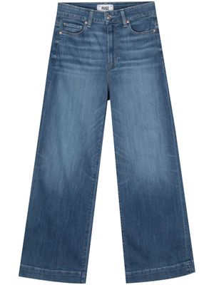 PAIGE Anessa cropped-leg jeans - Blue