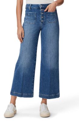 PAIGE Anessa High Waist Ankle Wide Leg Jeans in Lillie