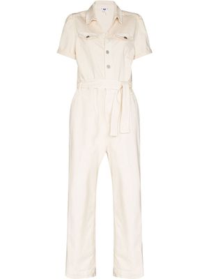 PAIGE Anessa short-sleeved jumpsuit - White