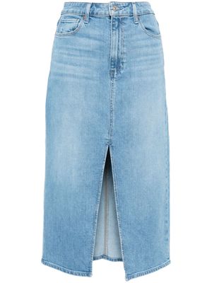 PAIGE Angela denim midi skirt - Blue