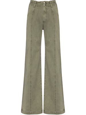 PAIGE Brooklyn wide-leg trousers - Green
