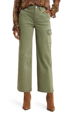PAIGE Carly Cargo Pants in Vintage Ivy Green