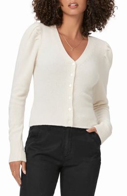 PAIGE Chantilly Cashmere Cardigan in Ivory