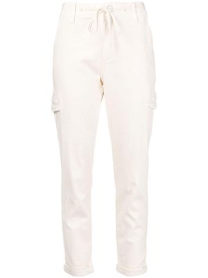 PAIGE Christy tapered cargo trousers - White
