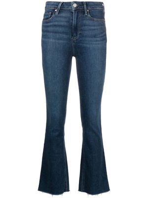 PAIGE Claudine raw cut-hem jeans - Blue