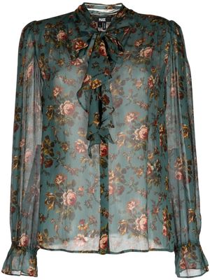 PAIGE Clemency floral-print blouse - Green