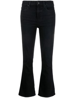 PAIGE Colette cropped flared jeans - Black