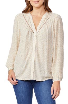 PAIGE Doris Top in White/Taupe